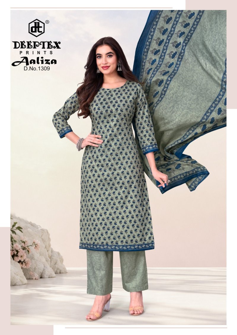 Aaliza Vol 13 By Deeptex Cotton Printed Dress Material 